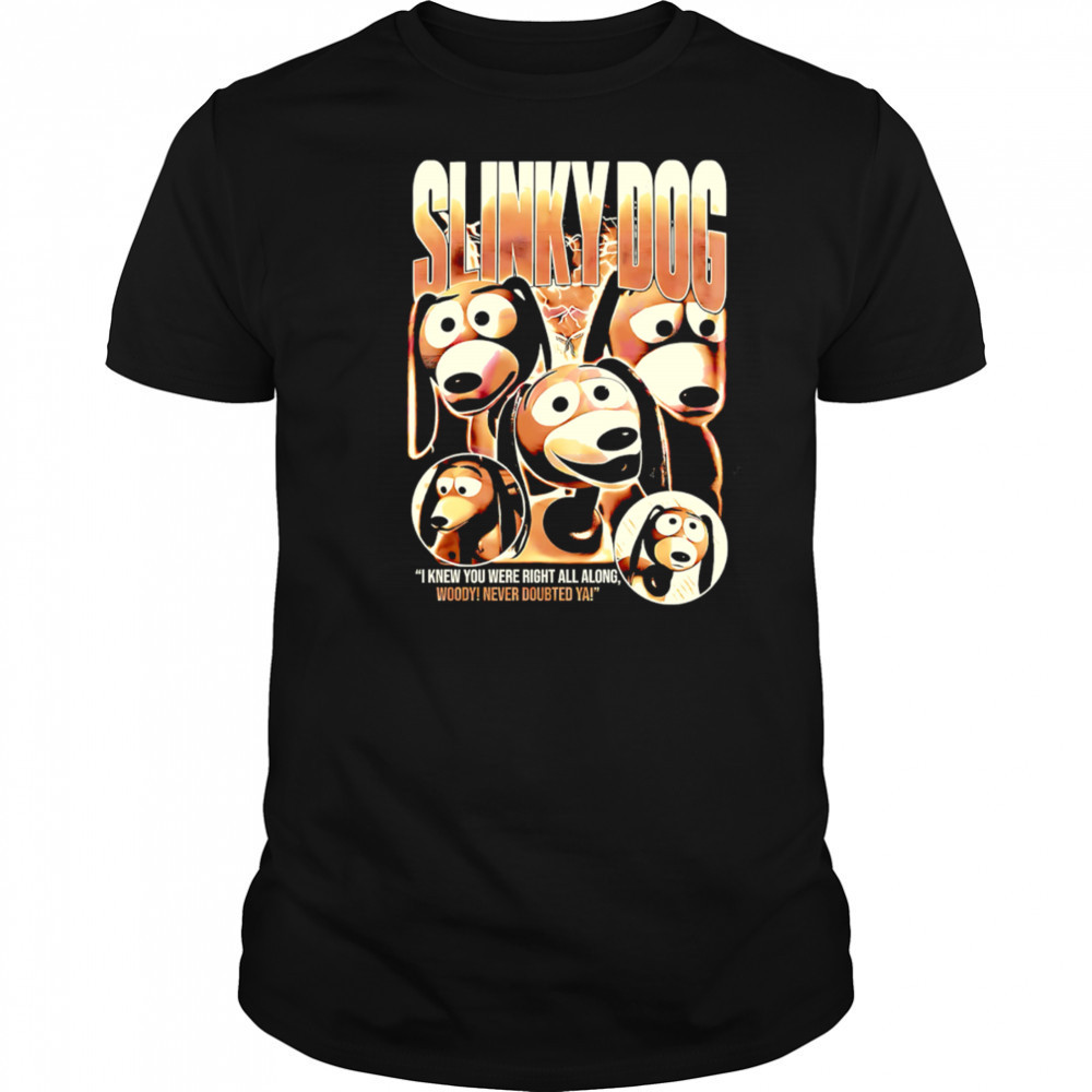 Slinky dog toy story disney pixar vintage style shirt