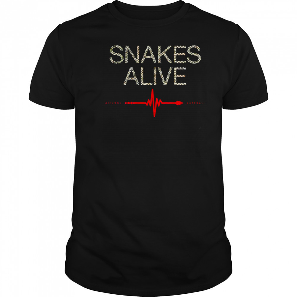 Snakes Alive Arizona Baseball heart rate shirt