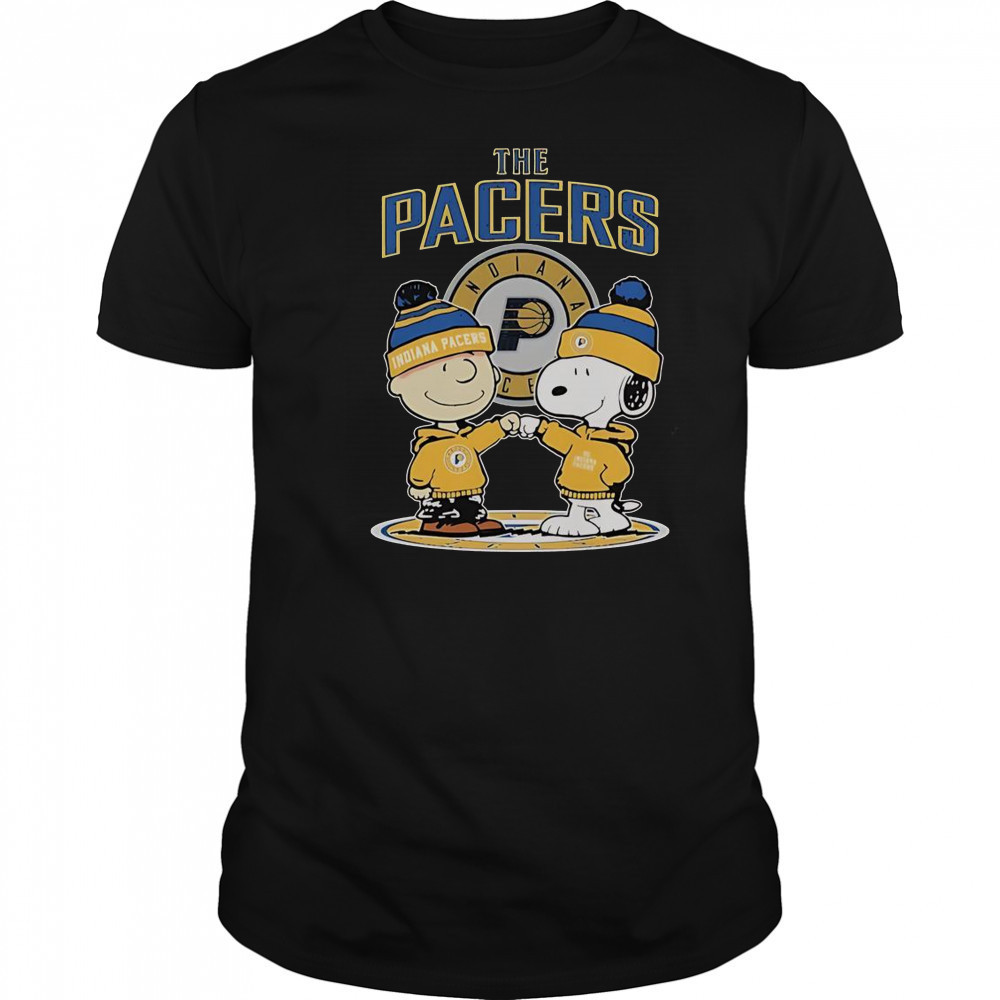Snoopy And Charlie Brown The Peanuts Fan X Indiana Pacers T-Shirt