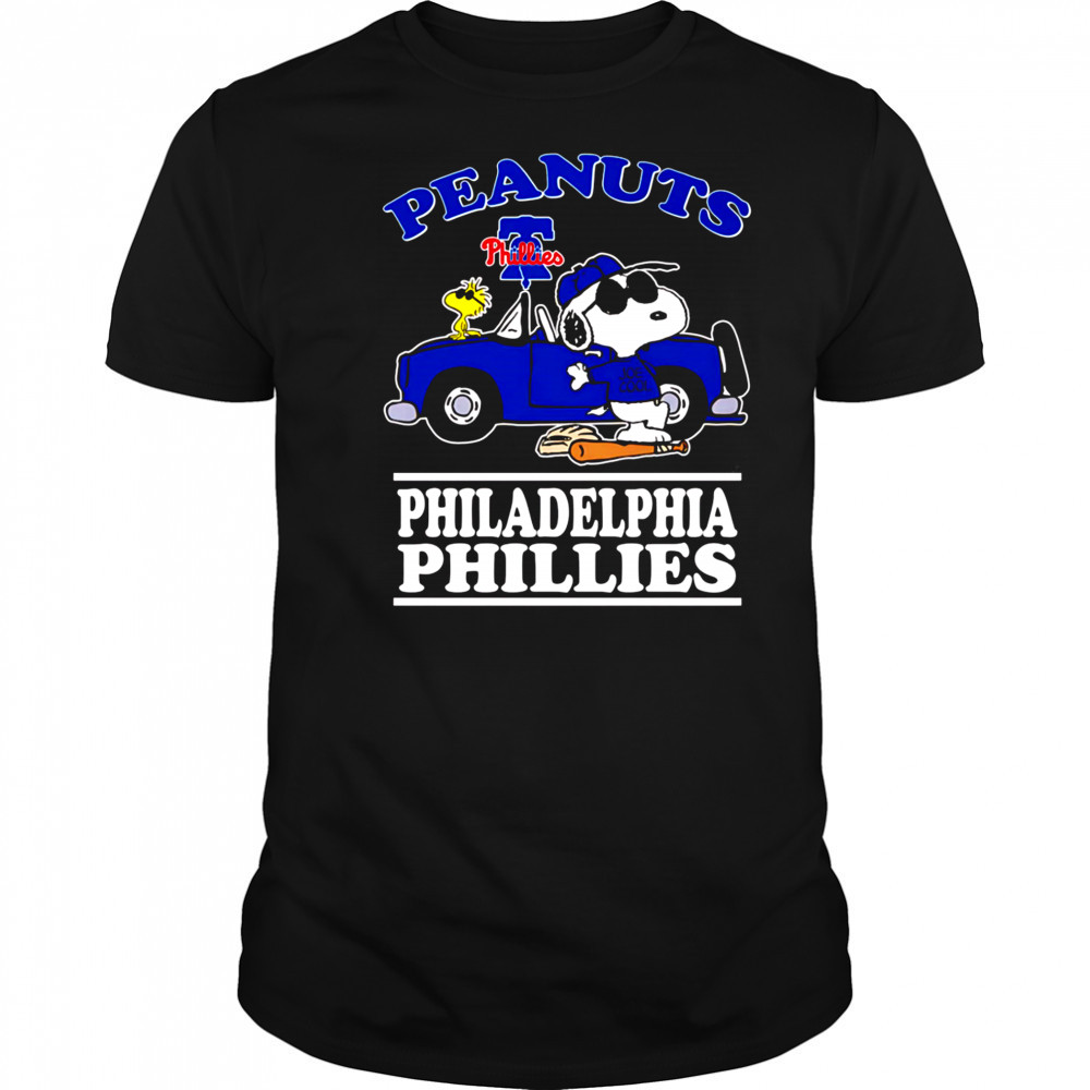 Snoopy and Woodstock Peanuts Philadelphia Phillies shirt