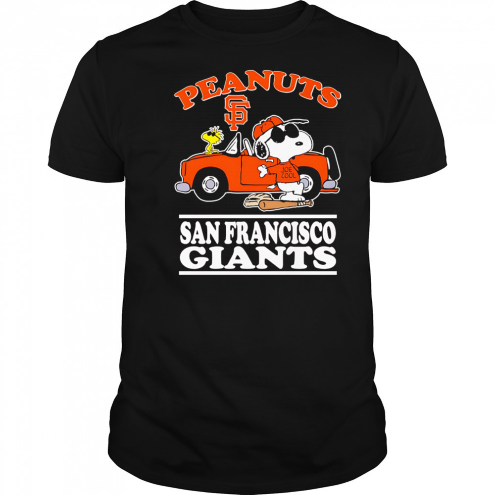 Snoopy and Woodstock Peanuts San Francisco Giants shirt