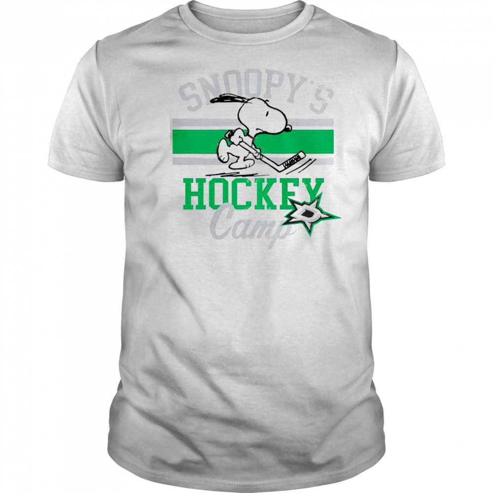Snoopy Dallas Stars Snoopy’s Camp Snoopy NHL All Teams T-Shirt