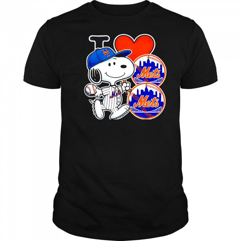 Snoopy I Love New York Mets shirt