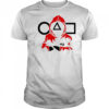 Squid Game round square triangle shirt