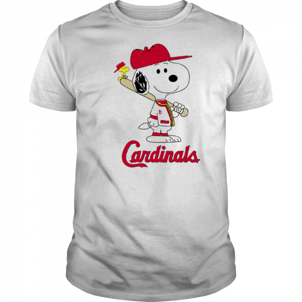 St Louis Cardinals Snoopy Baseball funny cartoon shirt