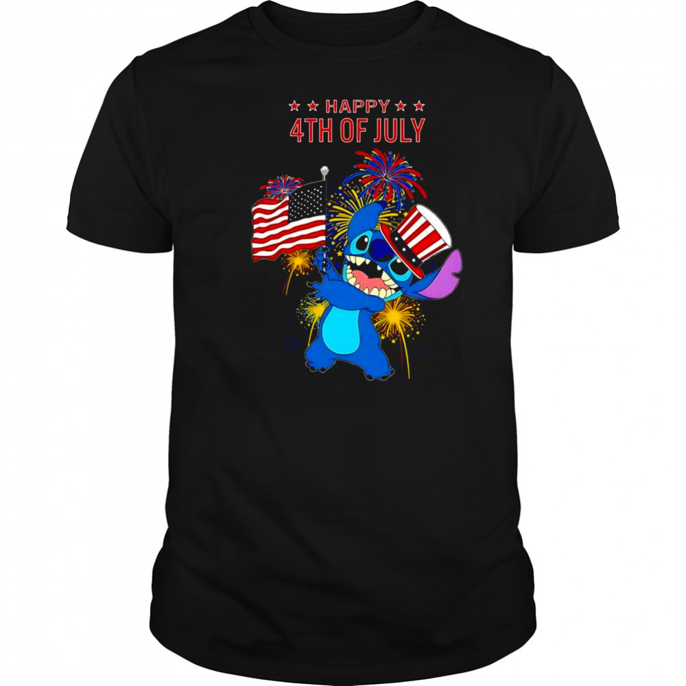 Stitch Happy 4th of July shirt