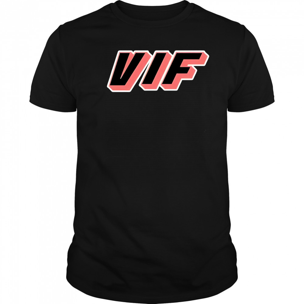Stylish vif brand logo shirt