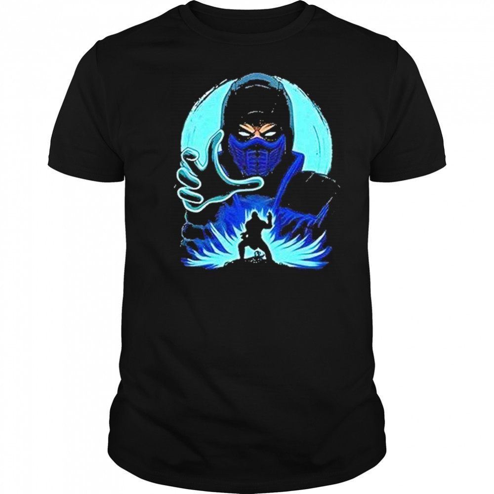 Sub Zero Mortal Kombat Blue Ninja Fighter Shirt