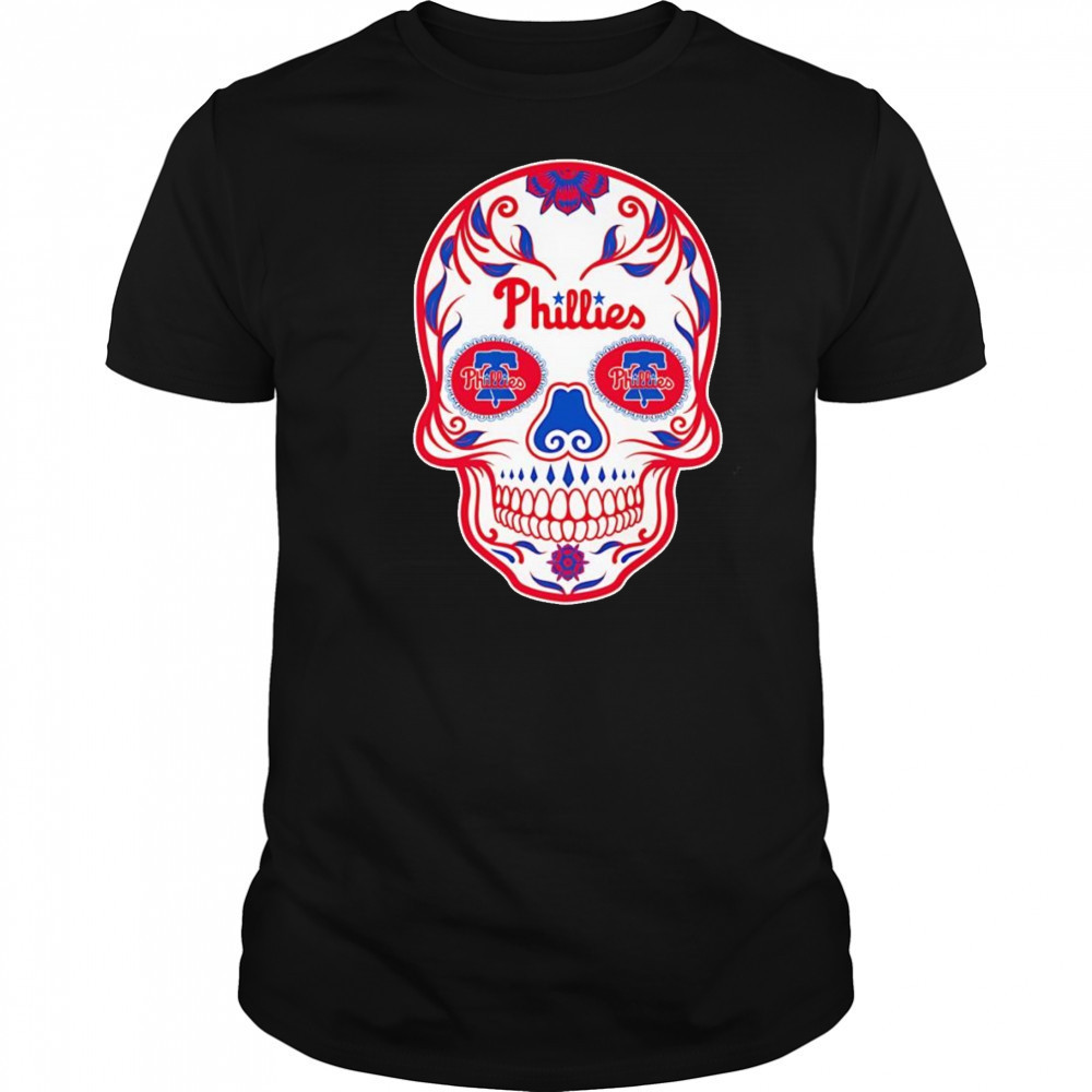 Sugar skull Philadelphia Phillies shirt