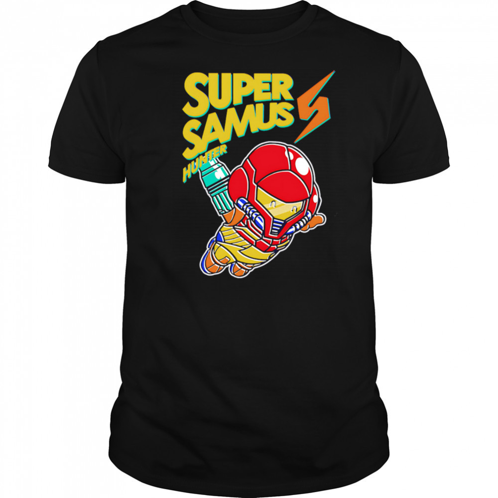 Super Samus Hunter robot shirt