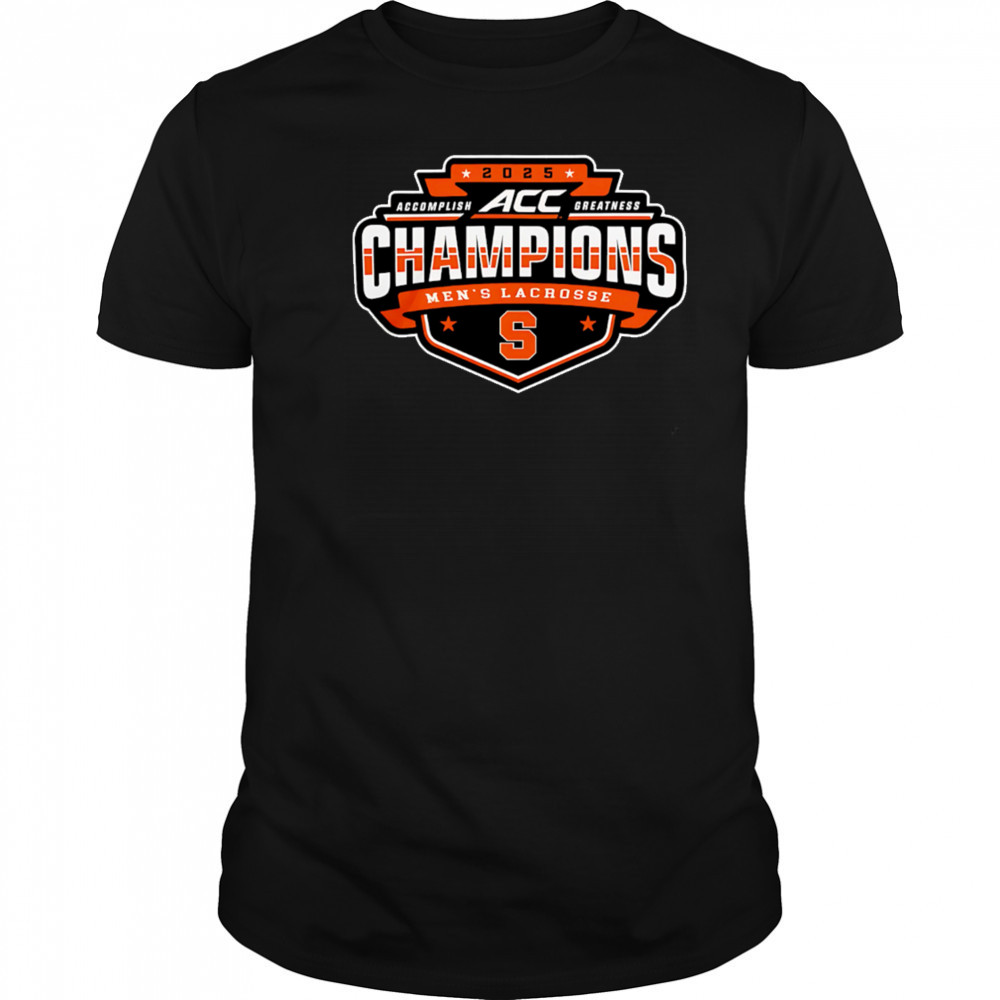 Syracuse Orange 2025 ACC Men’s Lacrosse Champions shirt