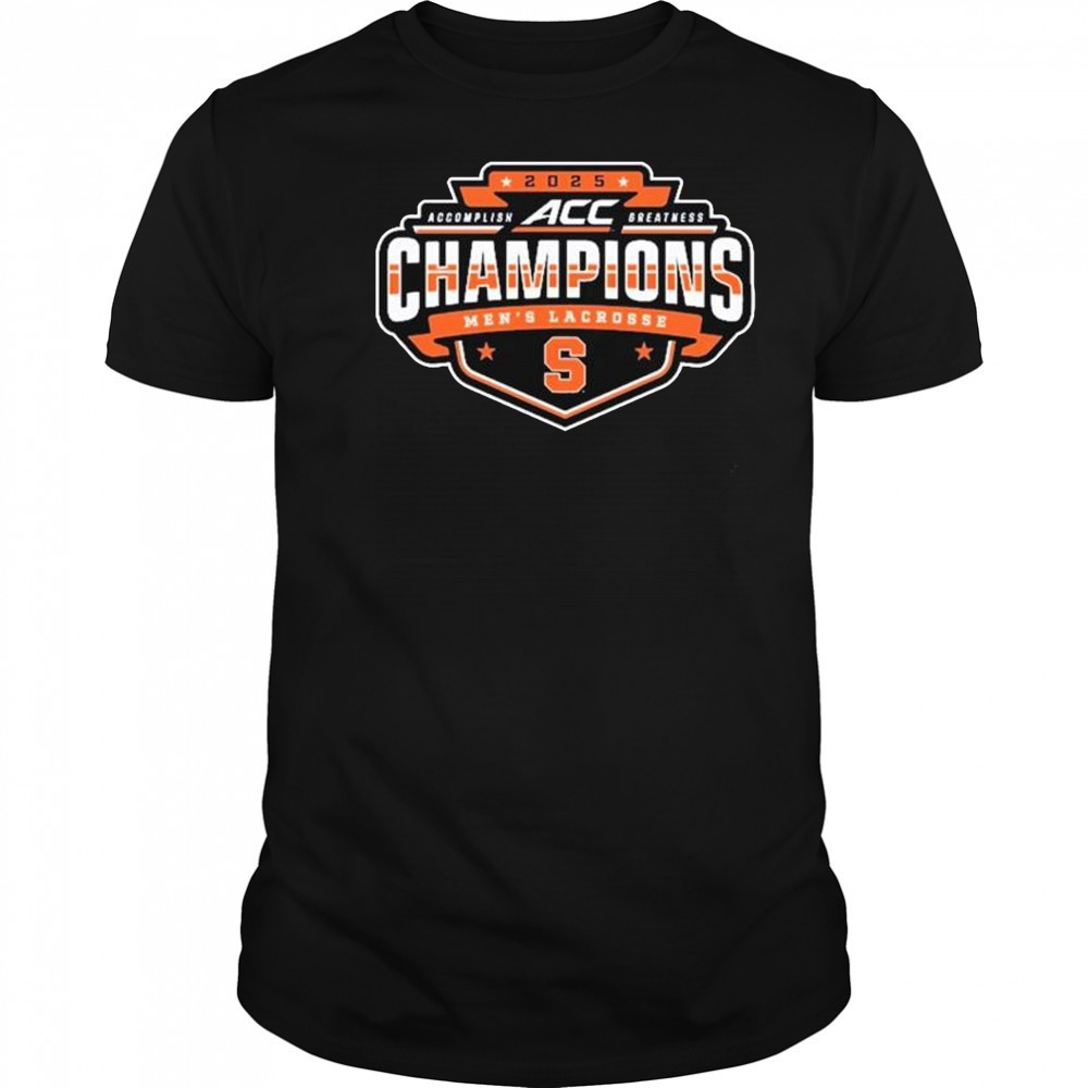 Syracuse Orange 2025 ACC Men’s Lacrosse Conference Tournament Champions t-shirt