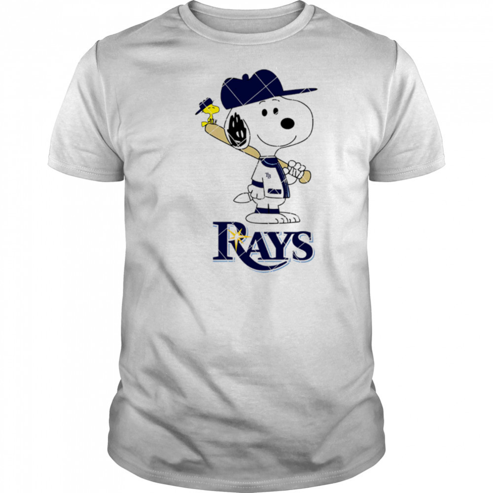 Tampa Bay Rays Snoopy Baseball funny cartoon shirt