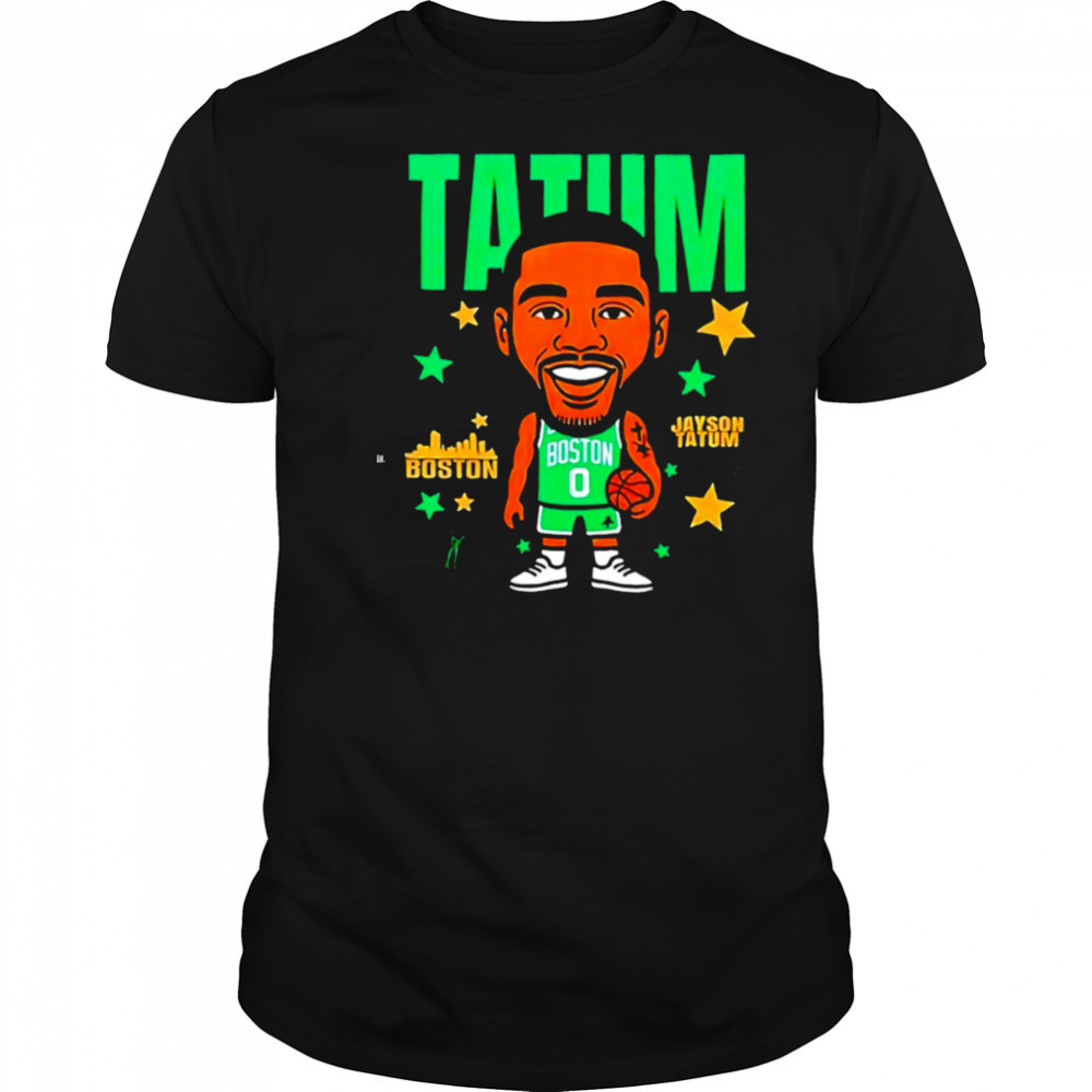 Tatum Jayson Tatum Boston Celtics signature caricature shirt