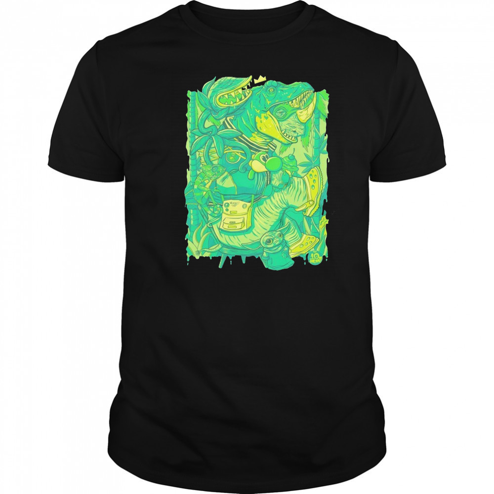 Ten Hundred Green Rhino T-shirt