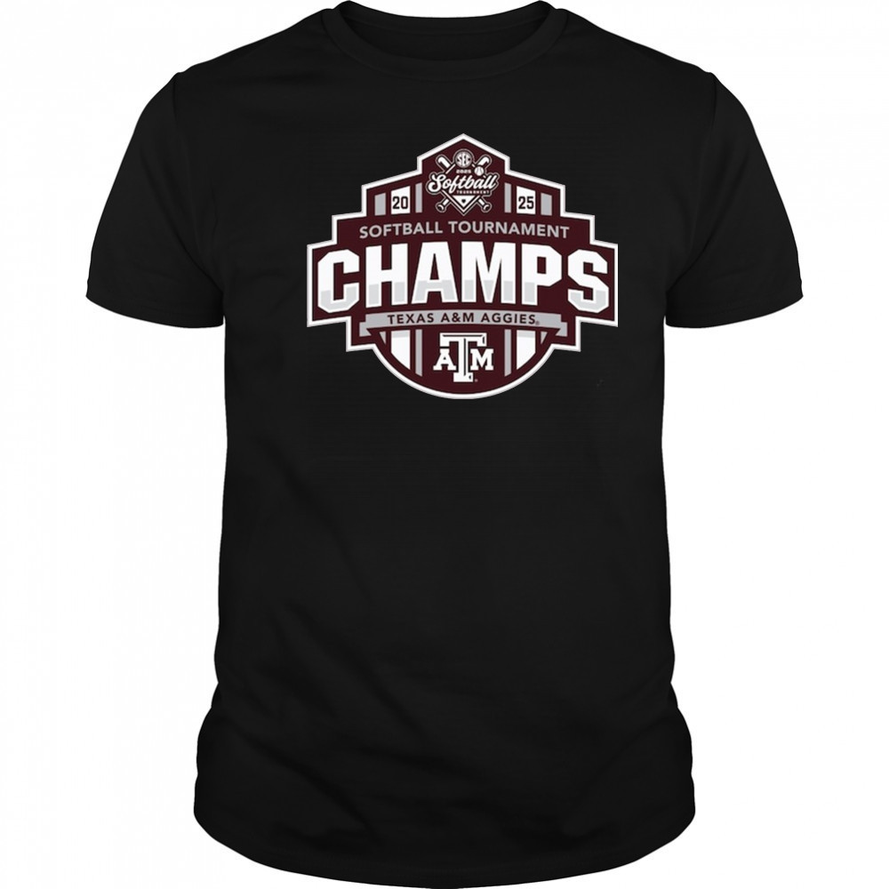 Texas A&M Aggies SEC Softball Conference Tournament Champions Locker Room NCAA 2025 t-shirt