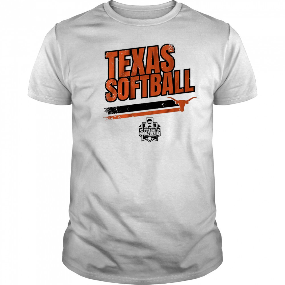 Texas Longhorns Softball Women’s College World Series Stripe NCAA 2025 t-shirt