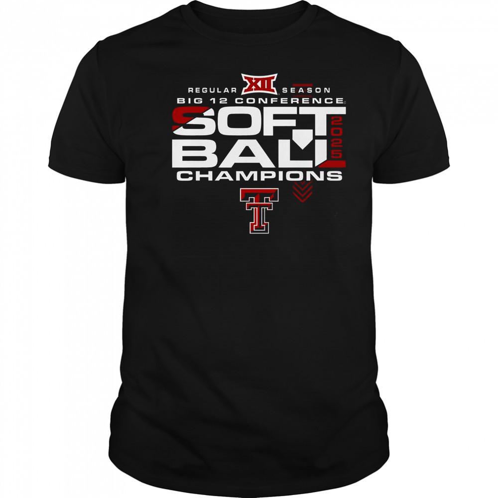 Texas Tech Red Raiders 2025 Big 12 Softball Regular Season Champions T-Shirt