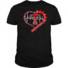 Texas Tech Red Raiders engineers logo heartbeat shirt