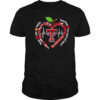 Texas Tech Red Raiders teach love inspire teaching is a work of heart shirt