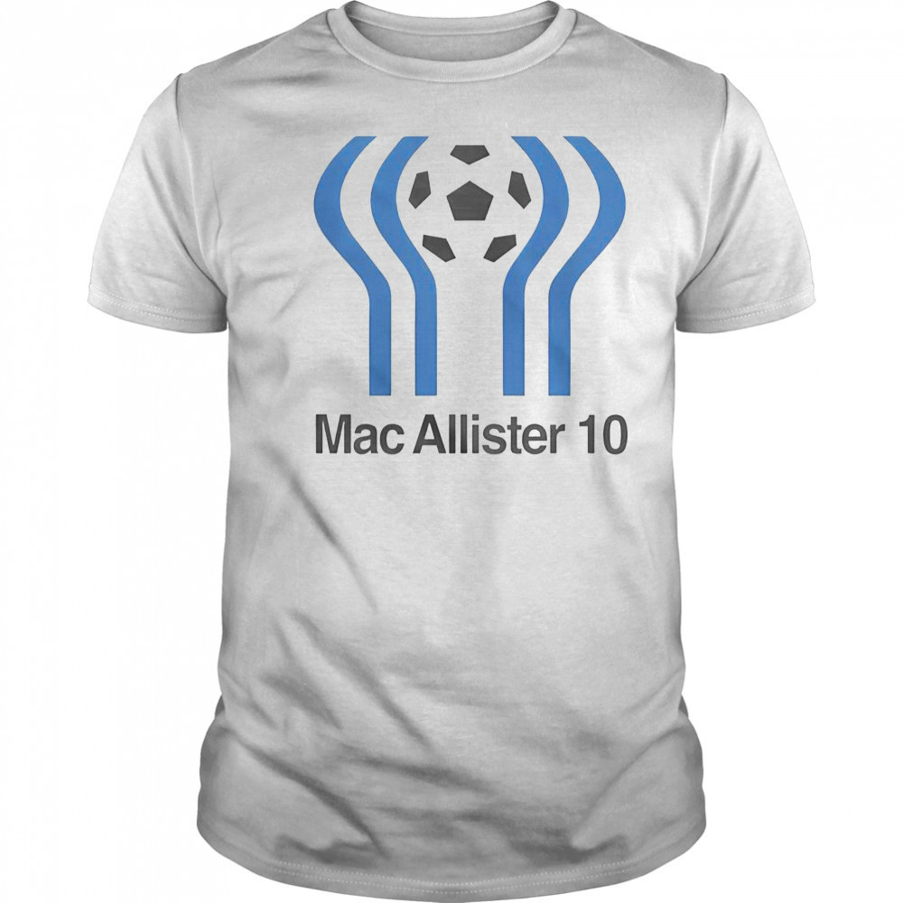 The Anfield Wrap Mac Allister 10 Liverpool T-Shirt