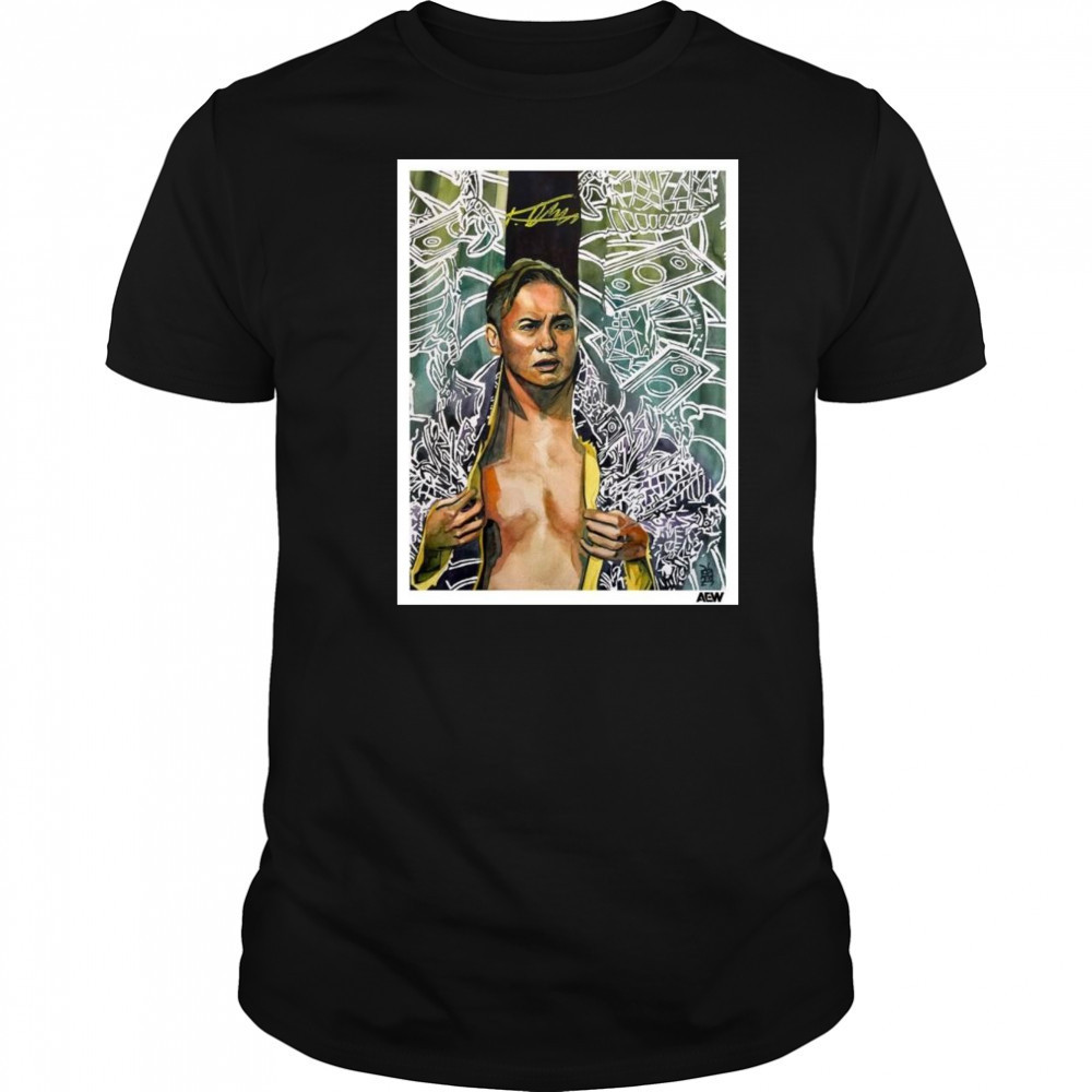 The Art of Rob Schamberger – Kazuchika Okada AEW Signature t-shirt