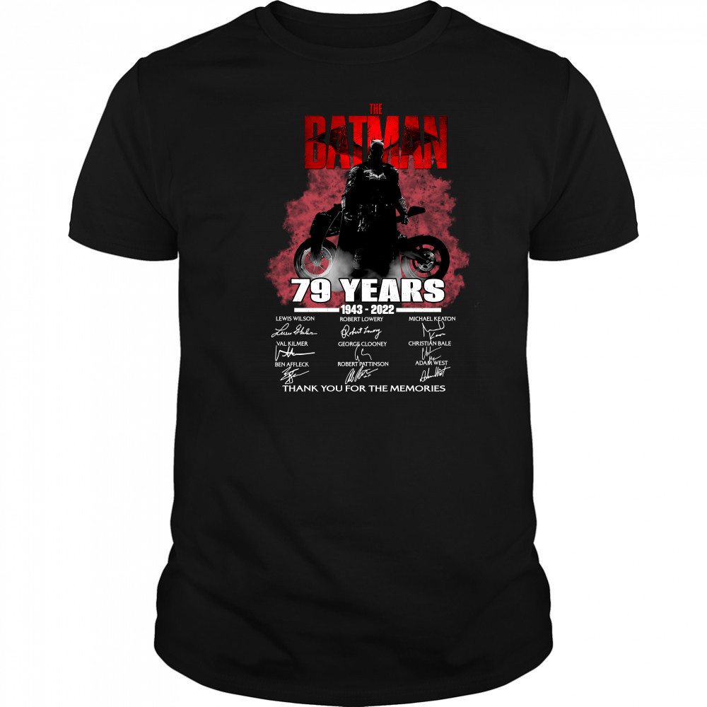 The batman 79 years 1943 2022 thank you for the memories