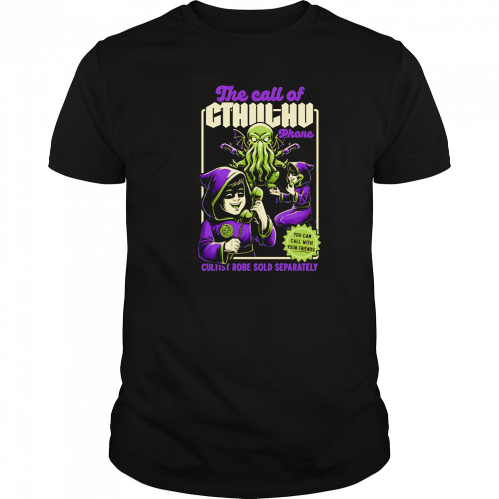 The call of Cthulhu phone shirt