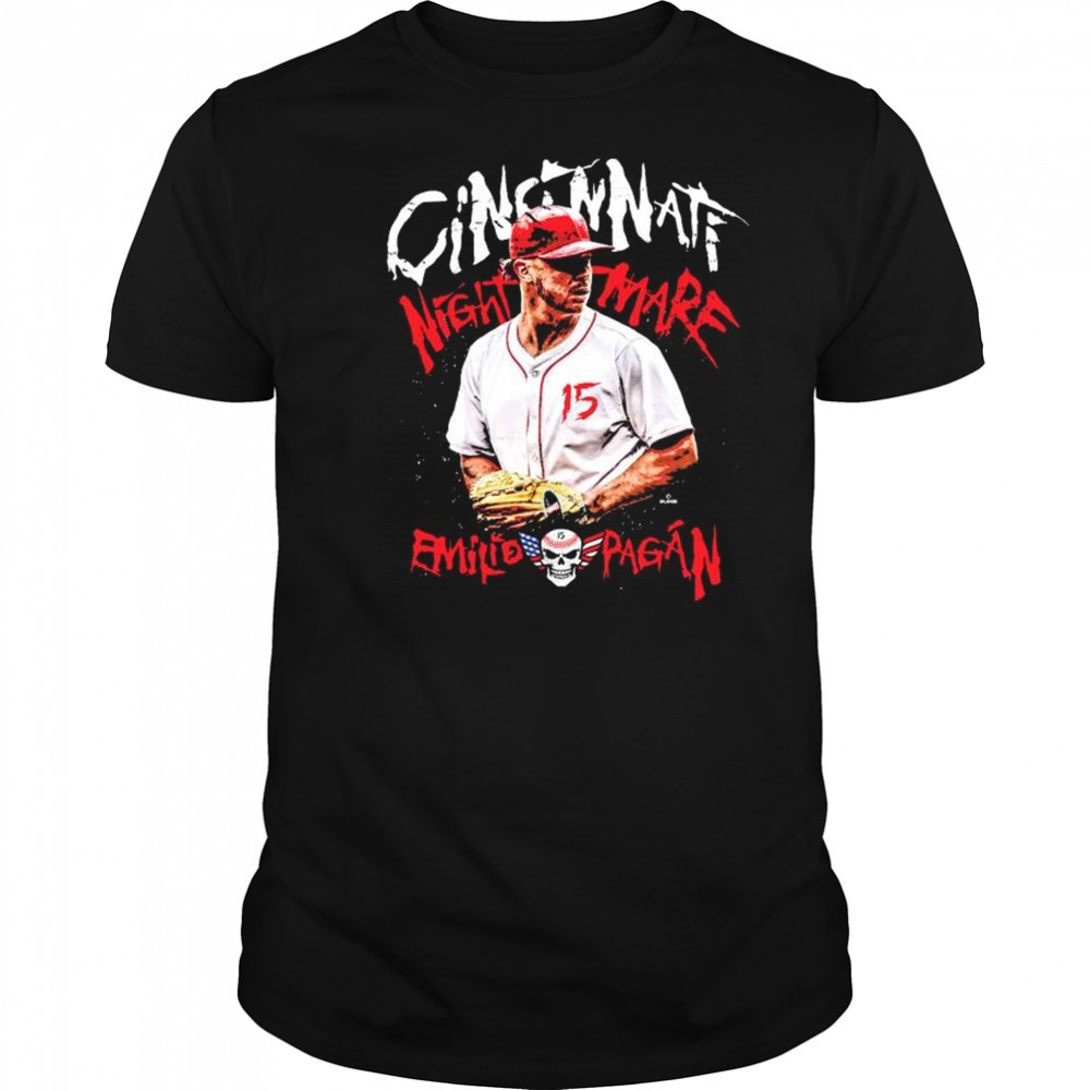 The Cincinnati Nightmare Emilio Pagán MLB Graphic t-shirt