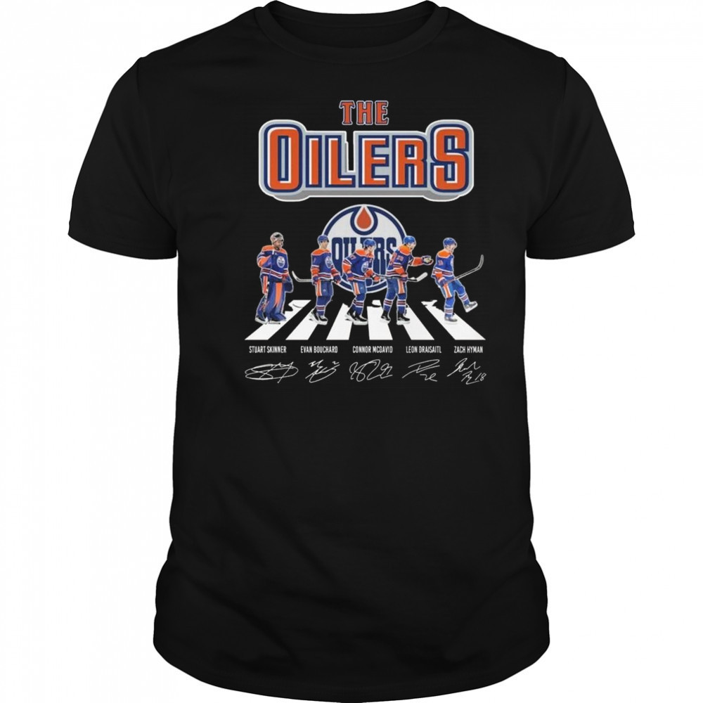 The Edmonton Oilers Signatures Walking 2025 Shirt