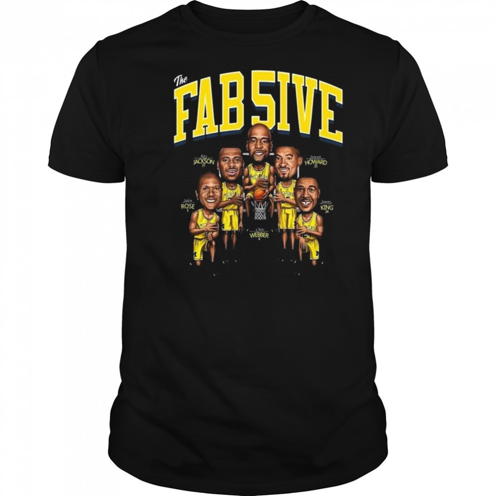 The Fab Five 5 Basketball Shirt