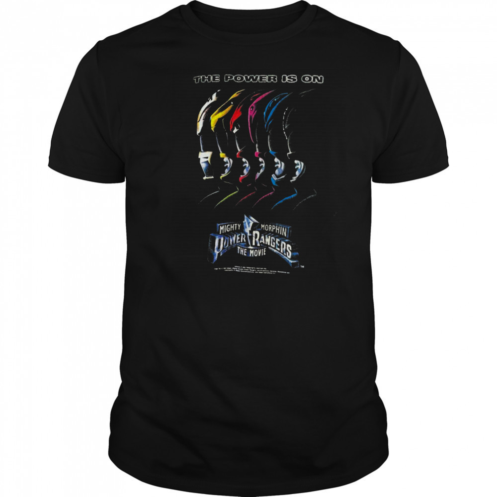 The Movie The Power Is On Black T Shirt