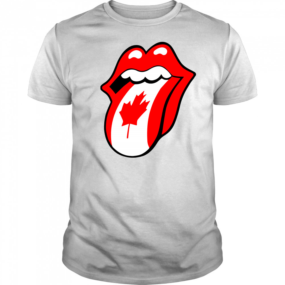 The Rolling Stones Canadian Flag