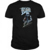The silver and black surfer shirt