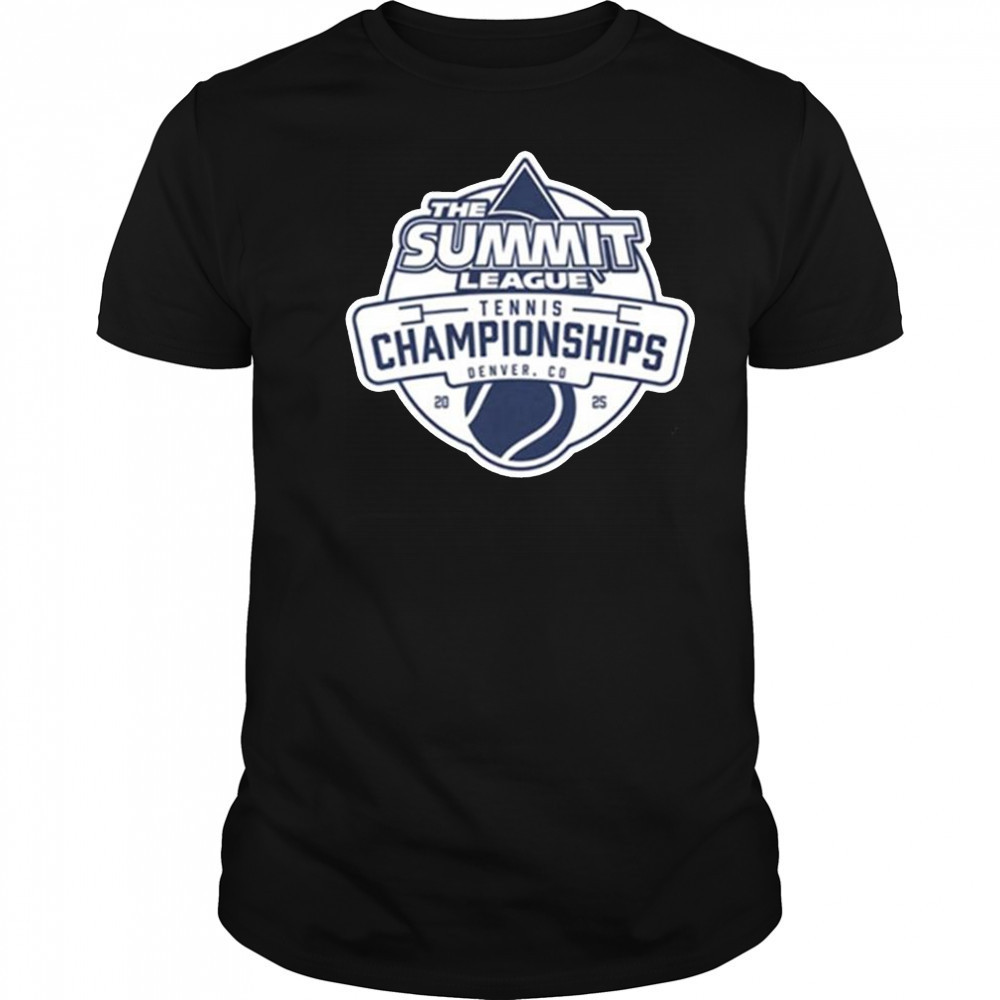 The Summit League Tennis Championships Denver Co 2025 Logo t-shirt