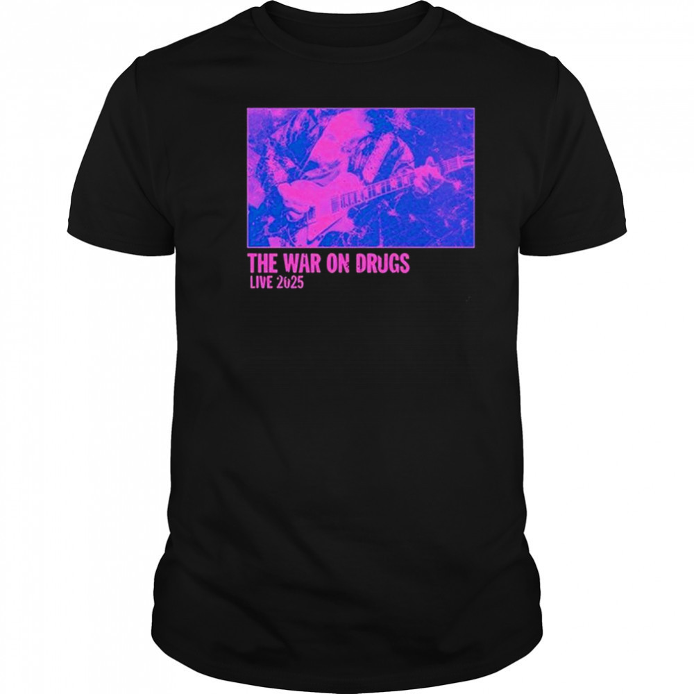The War on Drugs Live 2025 t-shirt