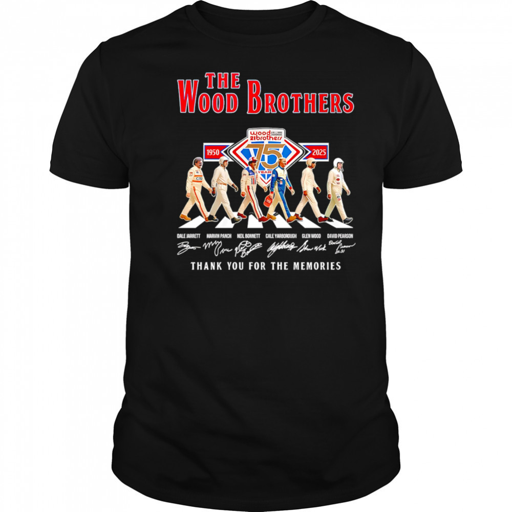 The Wood Brothers 1950-2025 Signature Thank You For The Memories shirt