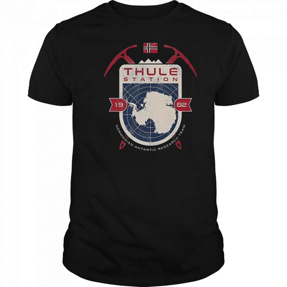 Thule Station 1982 Norwegian Antartic Research Team T-Shirt