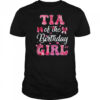 Tia Of The Birthday Girl Family Pink Coquette Bow shirt