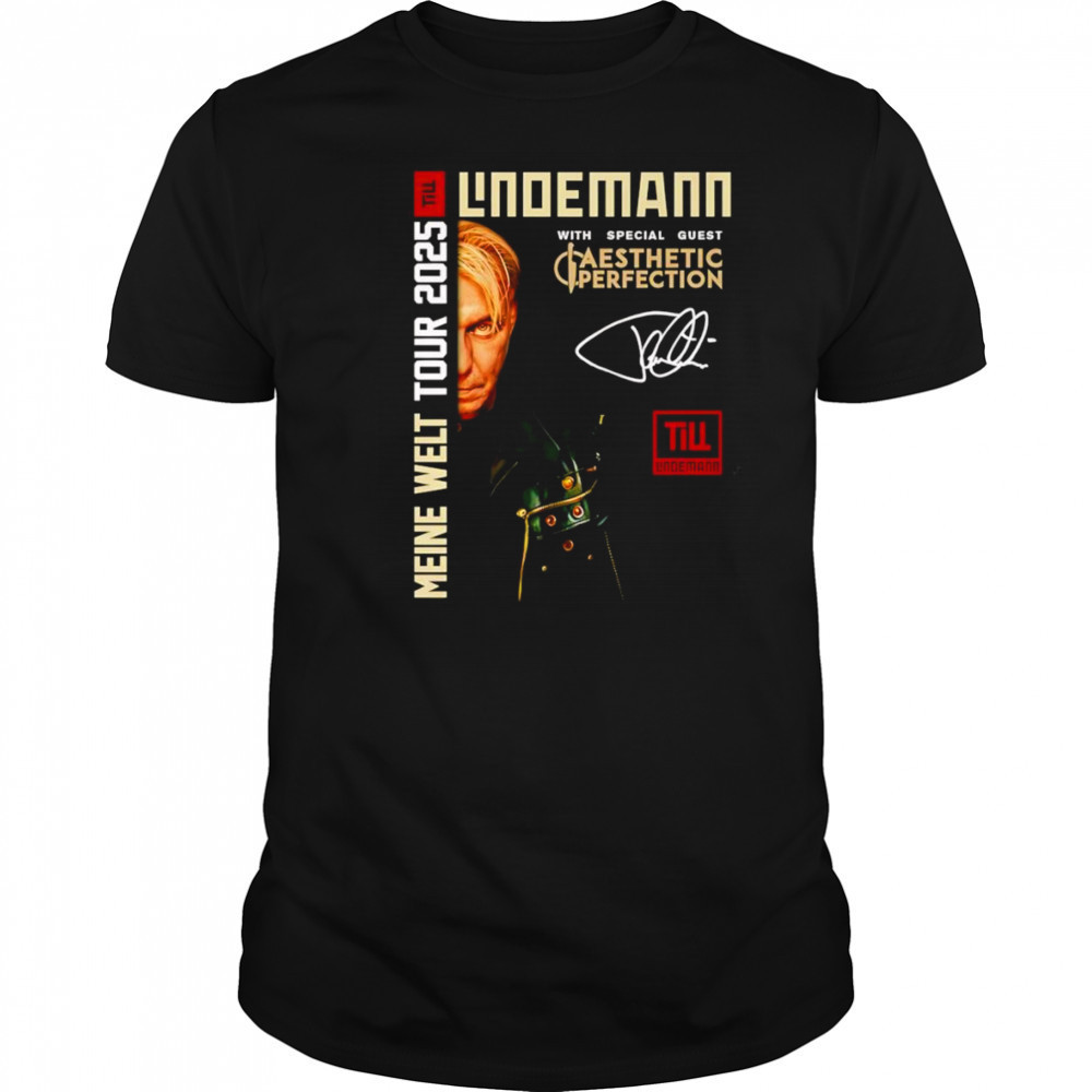 Till Lindemann Festival Tour 2025 with special guest Aesthetic Perfection shirt