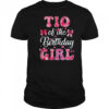 Tio Of The Birthday Girl Family Pink Coquette Bow shirt