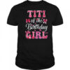 Titi Of The Birthday Girl Family Pink Coquette Bow shirt