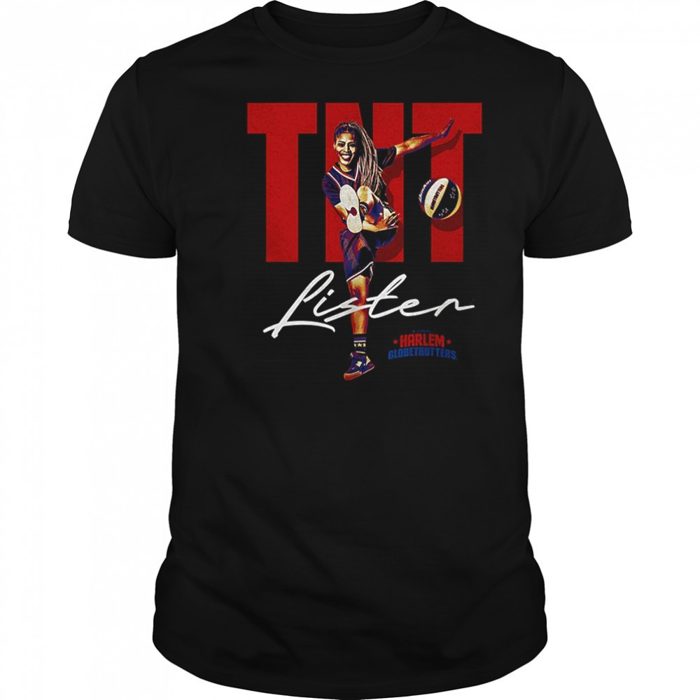 TNT Lister Harlem Globetrotters pass shirt