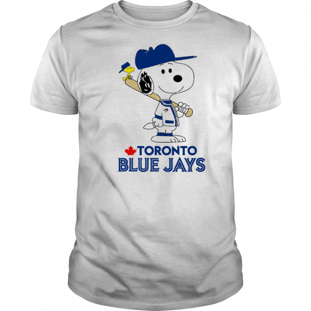 Toronto Blue Jays Snoopy Baseball funny cartoon shirt