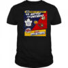 Toronto Maple Leafs Vs Ottawa Senators 2025 Stanley Cup Playoffs Rivalry Comic Pop T-Shirt