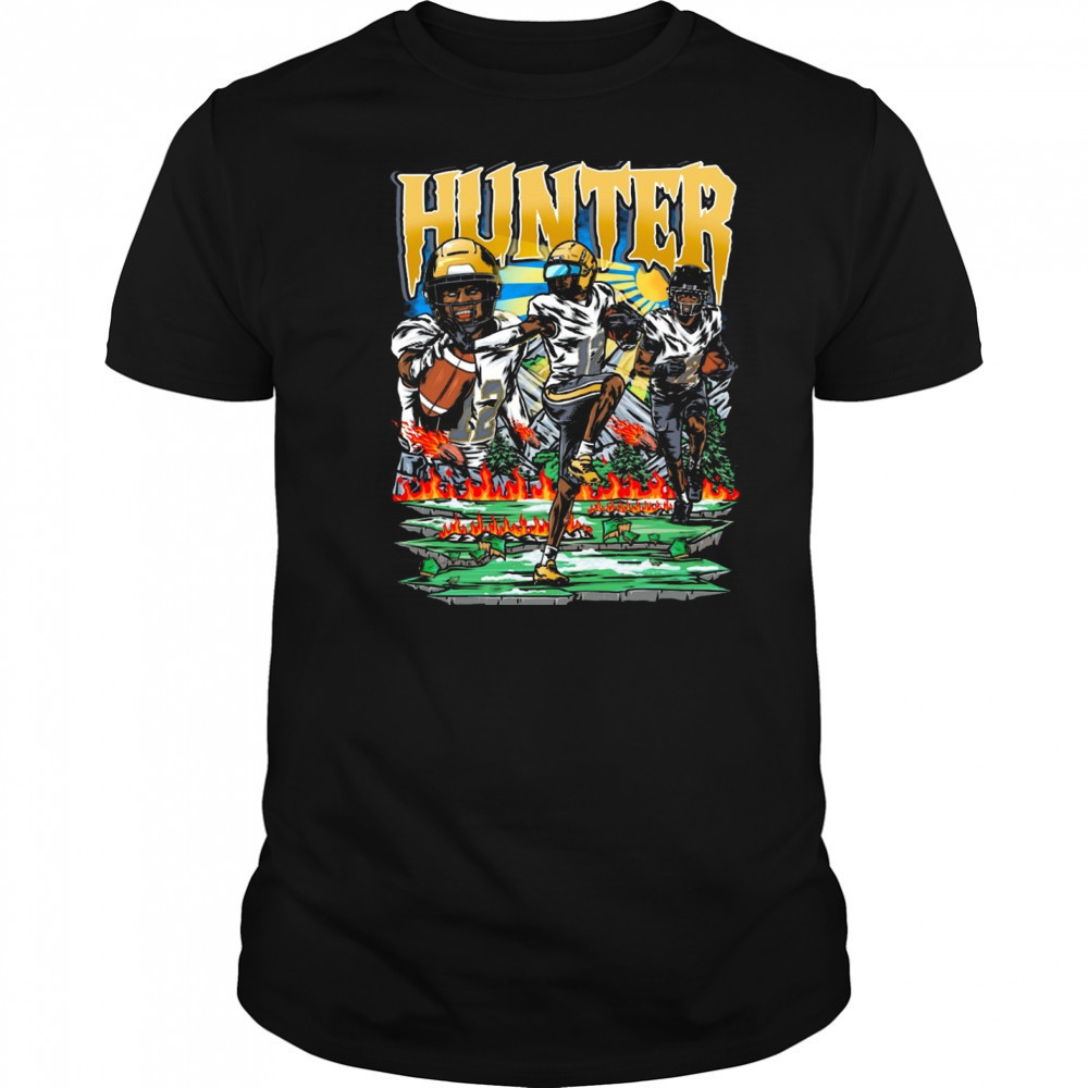 Travis Hunter Colorado Buffaloes NFL Planet Euphoria Art 2025 t-shirt