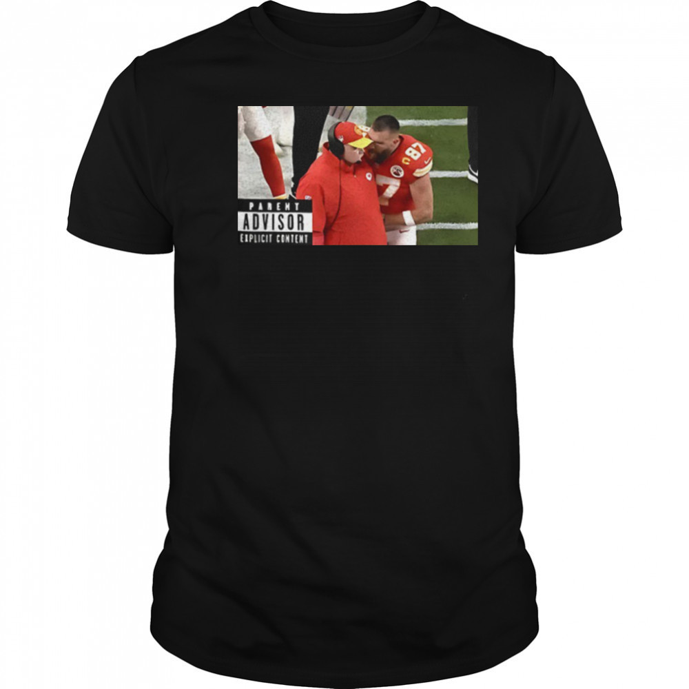 Travis Kelce screams Andy Reid shirt