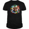 Tropical Highland Cow Summer Vibes Funny Beach Girls Women shirt
