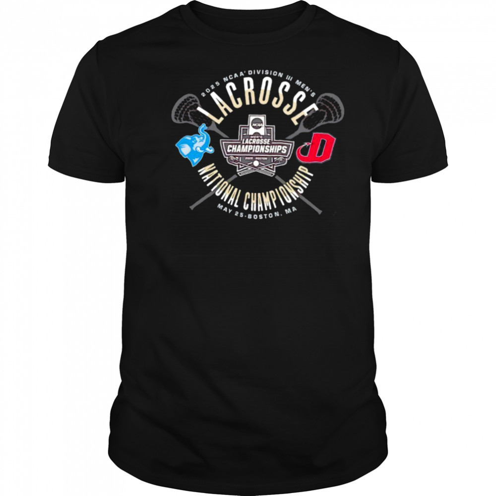 Tufts Jumbos Dickinson Red Devils NCAA Division III Men’s Lacrosse National Championship 2025 shirt