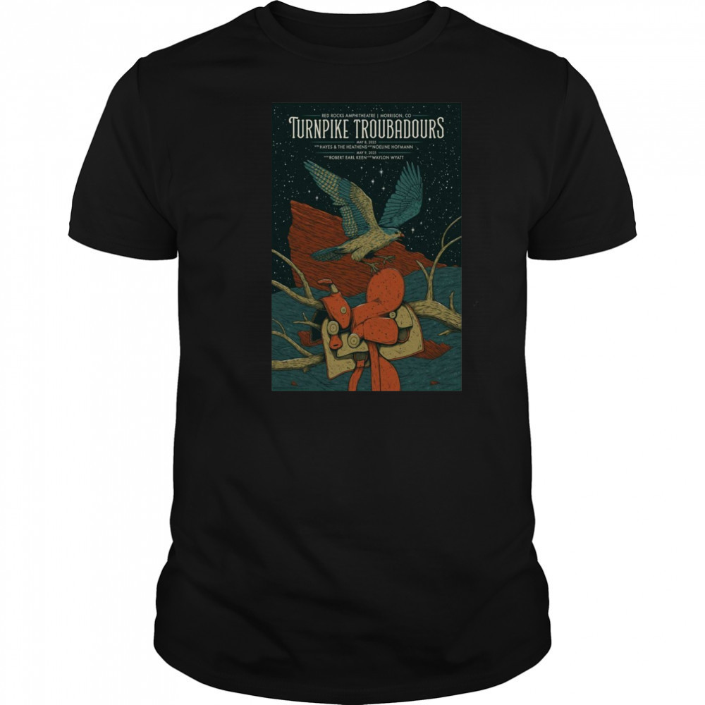 Turnpike Troubadours Red Rocks Amphitheatre Morrison, CO May 8-9 2025 Tour Shirt